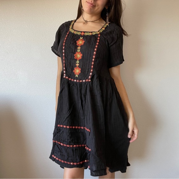 Free People Embroidered Floral Dress - Picture 4 of 5